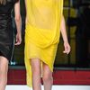 Helmut Lang Twist Front Skirt in Yellow - Lyst