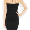 Isabel Marant Liz Ruched Stretch Crepejersey Mini Dress in Black - Lyst
