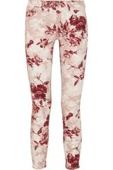 J Brand 835 Printed Midrise Skinny Jeans