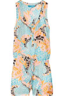 Matthew Williamson Printed Silk Playsuit - Lyst