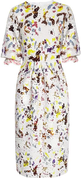 Preen Matilda Sequined Jacquard Dress - Lyst
