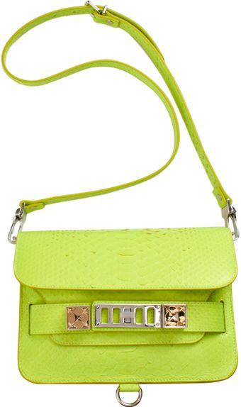Proenza Schouler Ps11 Mini Classic Python - Lyst