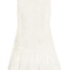 Red Valentino Embellished Macramé Dress in Beige (white) - Lyst