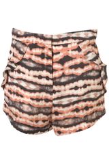 Topshop Morphed Tribal Shorts