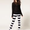 Cheap Monday Stripe Skinny Jeans in Black (blackwhite) - Lyst