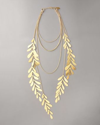 Herve Van Der Straeten Cascading Coral Necklace 51l - Lyst