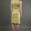 Kay Unger Floral Cap Sleeve Dress in Citrus in Yellow (floral) - Lyst