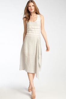Rachel Roy Breezy Linen Blend Cascade Dress - Lyst