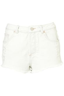 Topshop High Waisted Hotpants - Lyst