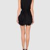 Vera Wang Short Dress in Black - Lyst