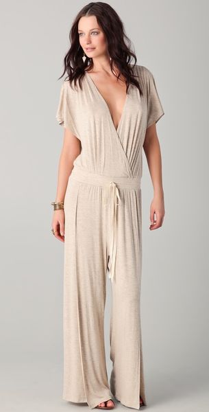 Dolan Cross Front Jumpsuit - Lyst