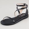 Kors By Michael Kors Rosemary Ankle Wrap Sandals in Black - Lyst