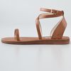 Kors By Michael Kors Rosemary Ankle Wrap Sandals in Brown - Lyst