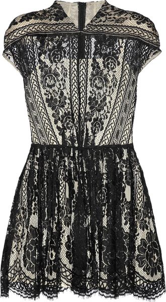 Lover Wiccan Lace Mini Dress in Black - Lyst