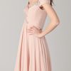 Marchesa Off The Shoulder Gown with Beading in Pink (blush) - Lyst