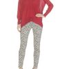 Matthew Williamson Silk Knit Curved Rib Hem Jumper Beaded in Red - Lyst