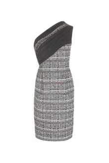 Matthew Williamson Tokyo Weave Asymmetric Shift Dress Longer Length - Lyst