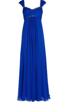 Notte By Marchesa Embellished Silkchiffon Gown - Lyst