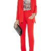 Preen Lazar Woolcrepe Blazer in Red - Lyst