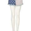 Topshop Tall American Flag Hotpants in Blue (bleach stone) - Lyst