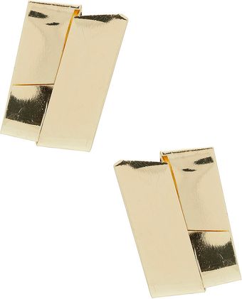 Topshop Folded Studs - Lyst