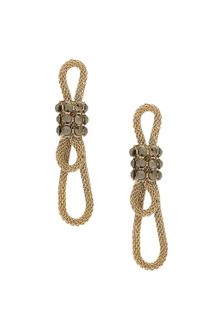 Topshop Mesh Knot Loop Studs - Lyst