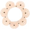 Topshop Laser Cut Collar in Beige (nude) - Lyst