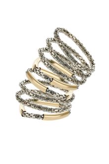 Topshop Smooth Bar and Mesh Bracelet Pack - Lyst