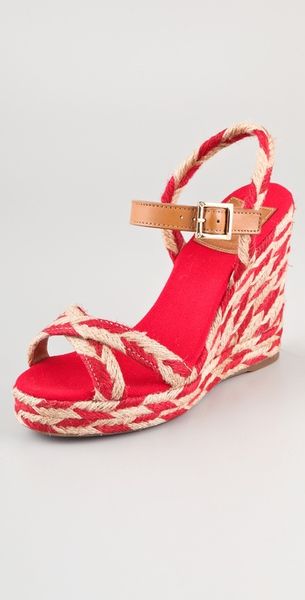 Tory Burch Espadrilles Camelia Wedge - Lyst