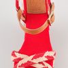 Tory Burch Espadrilles Camelia Wedge in Red - Lyst