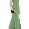 Zac Posen Silkfaille Gown in Green - Lyst