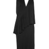 Alexander Wang Asymmetric Jersey Dress in Black - Lyst