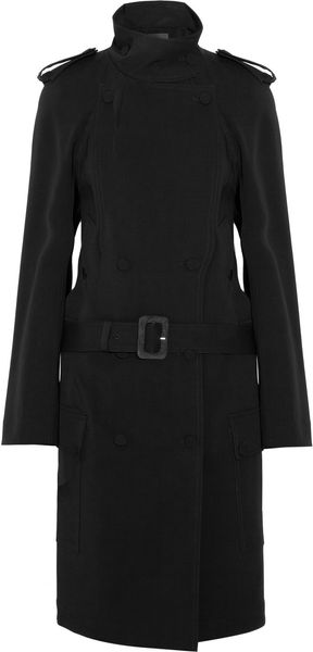 Alexander Wang Double Breasted Wool Blend Trench Coat - Lyst