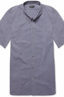 Jil Sander Striped Slim Fit Cotton Shirt - Lyst