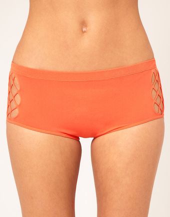 Mark Fast Mark Fast Reptile Mesh High Waisted Short - Lyst