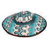 Missoni Turquoise and Chocolate Patterned Hat in Blue (turquoise) - Lyst