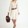 Ralph Lauren Blue Label Belted Summer Cardigan in White - Lyst