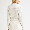 Ralph Lauren Blue Label Belted Summer Cardigan in White - Lyst