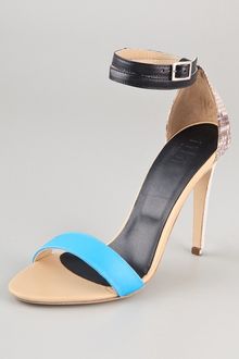 Tibi Amber Snake High Heel Sandals - Lyst
