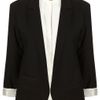 Topshop Black Boyfriend Blazer in Black - Lyst