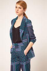 Asos Paisley Pyjama Blazer