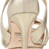 Badgley Mischka Womens Wallis Platform Sandal in Gold (platinum) - Lyst