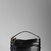 Burberry Small Belted Leather Hobo in Black - Lyst