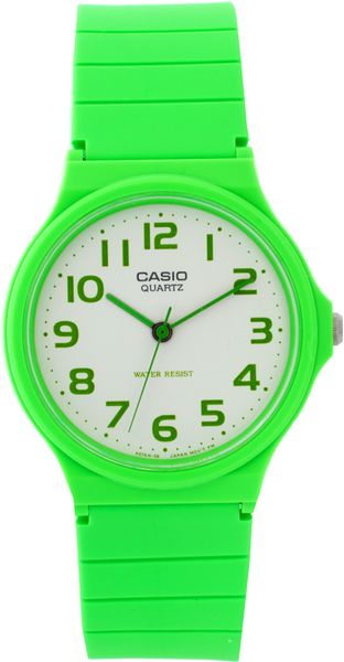 green casio watch