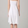 Catherine Malandrino Tiered Knit Dress Skirt in White - Lyst