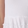 Catherine Malandrino Tiered Knit Dress Skirt in White - Lyst