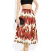 Dolce & Gabbana Chili Pepper Print Cotton Poplin Skirt in White (multicolored) - Lyst