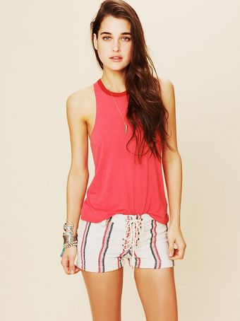 Free People Spicoli Stripe Stubblies Shorts - Lyst