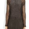 Helmut Lang Vintage Tape Open Knit Cotton Blend Sweater in Brown (anthracite) - Lyst