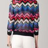 L.a.m.b. Bold Zigzag Silk Top in Multicolor (multi) - Lyst